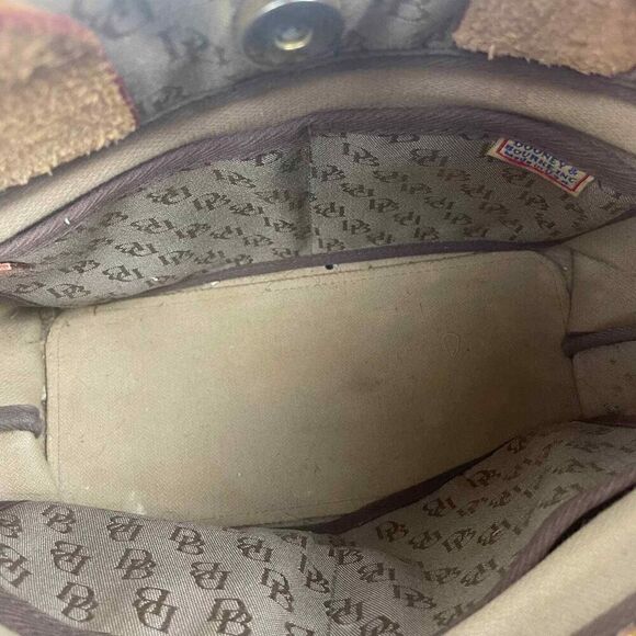 Vintage Dooney & Bourke Purse Tan Brown Made in USA Handle Bag - Picture 5 of 14